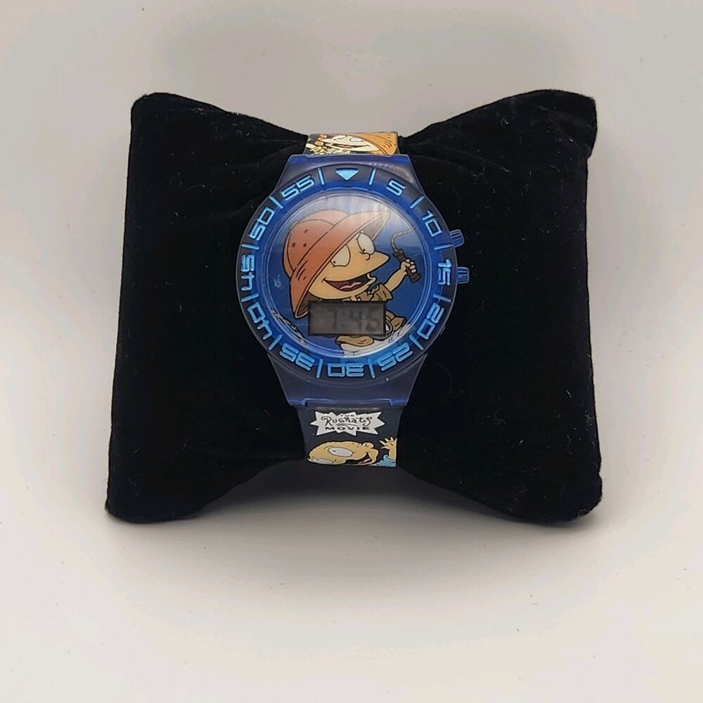 Vtg Rugrats The Movie Watch '98 Viacom Vintage Talking Tommy Pickle Dead Battery